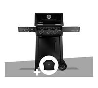 Barbecue gaz Freestyle 365 noir PRO 3 brûleurs + 1 bruleur sizzle zone + Housse de protection - Napoléon