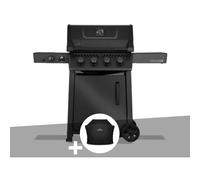 Barbecue gaz Freestyle 425 noir 4 brûleurs + 1 Sizzle Zone Série Phantom + Housse - Napoléon
