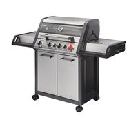 ENDERS - Barbecue Monroe Pro 4 SIK Turbo - 4 brûleurs dont 1 Turbo Zone - 1 brûleur arrière infrarouge - 1 brûleur latéral - Simple Clean - Switch Grid - Jusqu'à 14 convives - 21,1 kW