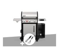 Barbecue gaz Spirit Premium SPX-335 GBS + Kit ustensiles Premium 2 pièces - Weber