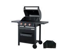 Barbecue gaz Spring II 3 feux - BRASERO BY FAVEX - 9,95 kW - Grille et plaque fonte - Housse incluse