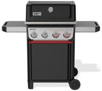 Barbecue gaz WEBER Spirit E-425 mix black grill et plancha sur chariot, 61x45 cm