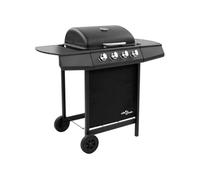 Barbecue Gril à Gaz avec 4 Brûleurs Gril d'Extérieur Grille de Cuisson Barbecue de Jardin Barbecue d'Extérieur 48545