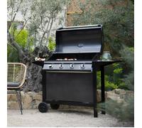 Happy Garden Barbecue au gaz RENO, 4 brûleurs, thermomètre, 14 kW