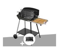 Barbecue Horizontal et Vertical Excel Grill + Malette 8 accessoires inox - Somagic