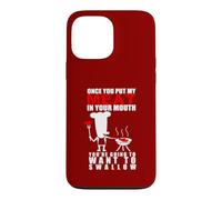 Barbecue Humoristique pour Amoureux de la Viande pour Adulte Motif Pitmaster Coque pour iPhone 13 Pro Max
