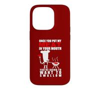 Barbecue Humoristique pour Amoureux de la Viande pour Adulte Motif Pitmaster Coque pour iPhone 14 Pro