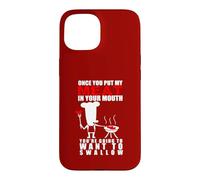 Barbecue Humoristique pour Amoureux de la Viande pour Adulte Motif Pitmaster Coque pour iPhone 15