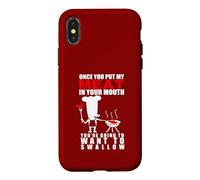Barbecue Humoristique pour Amoureux de la Viande pour Adulte Motif Pitmaster Coque pour iPhone X/XS