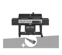 Barbecue hybride memphis ultimate version 2,0 + set de 4 couteaux - pit boss