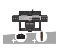 Barbecue hybride memphis ultimate version 2,0 + housse de protection + papier bo