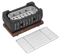 Barbecue japonais, mini-ménage, alliage d'aluminium, cuisinière à charbon, accessoires de four