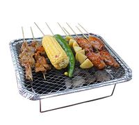 Barbecue jetable sans fum é e Mini gril jetable au charbon de bois pour piq