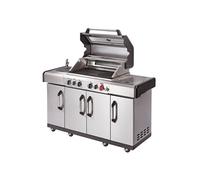 - Barbecue Kansas II Pro 4 SIK Profi Turbo - 4 brûleurs dont 1 Turbo Zone - 1 brûleur arrière infrarouge