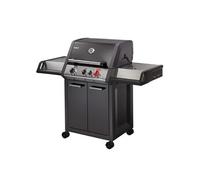 Barbecue Monroe Black Pro 3K Turbo - - 3 brûleurs dont 1 Turbo Zone - 1 brûleur latéral