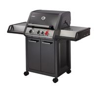 Barbecue Monroe Black Pro 3K Turbo - ENDERS - 3 brûleurs dont 1 Turbo Zone - 1 brûleur latéral