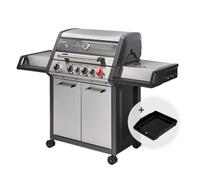 Barbecue Monroe Pro 4 SIK Turbo - ENDERS - 4 brûleurs dont 1 Turbo Zone - 1 brûleur arrière infrarouge + plaque plancha offerte