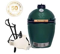 Barbecue multicuiseur Big Green Egg Medium + Accessoire pour cuisson au four ConvEGGtor M + Chariot À Roulettes Et Poignée Intégrée M