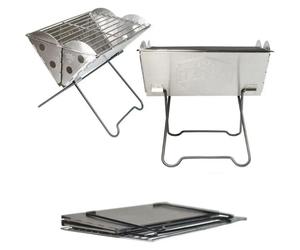 Barbecue nomade gm Barbecue portable et pliable à plat + pochette de transport Uco Noir TU