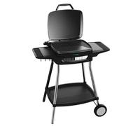 Barbecue Plancha électrique FlameMaster 2000 ProCook - 2000 W - Grande surface de cuisson de 43 x 38 cm - Anti adhesif - Couvercle Rabattable - Plateau Ramasse-graisses - Thermostat - Straße Tech