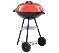 Barbecue Portable au Charbon avec Roues XXL Camping Gril d'Extérieur vidaXL