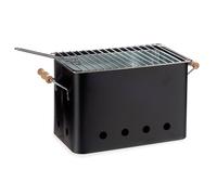 Barbecue portable avec poignées, en fer et zinc