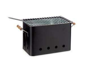 Barbecue portable avec poignées, en fer et zinc