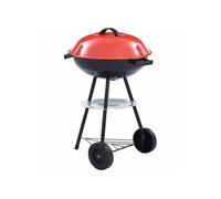 vidaXL Barbecue portable au charbon de bois XXL avec roues 44 cm