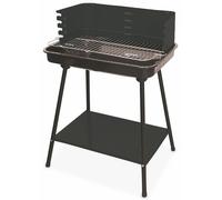 Barbecue rectangulaire au charbon de bois avec poignées pliables