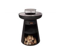 Pur Line - Barbecue acier 60 cm, grille inox, fonction brasero, couvercle étanche
