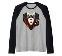 Barbecue Smoking Funny Grill Formalwear Graphic Amateurs de BBQ Manche Raglan