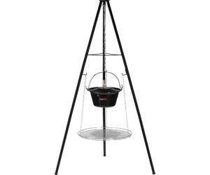 Barbecue suspendu à trois pieds et bouilloire suspendue 49 cm