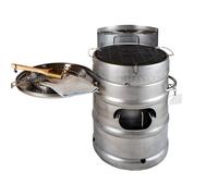 Barbecue tonneau, Barbecue baril, BBQ baril - Type GF501, La grille du gril en fonte (Ø 36 cm)