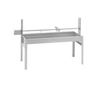 Barbecue tourne broche - motorisé - 40 kg - Longueur de la broche : 127 cm - Inox | Royal Catering