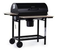 Barbecue XXL charbon de bois "King" - 95 x 63 x 105 cm - Noir Noir G