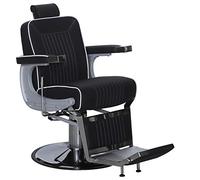 Barberpub 3822 Fauteuil de coiffeur Argenté/noir
