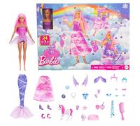 Barbie – Calendrier de l’Avent JFL66 – Avec poupée mode et 24 surprises