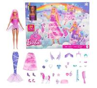 Barbie – Calendrier de l’Avent JFL66 – Avec poupée mode et 24 surprises