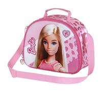 Barbie Fashion-3D Frühstückstasche, Rosa, 25,5 x 20 cm