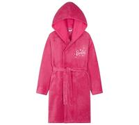 Barbie Robe de Chambre Fille, Peignoir de Bain Enfant avec Capuche et Ceinture - Cadeau Ado et Fille (Rose, 3-4 Ans)