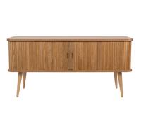 BARBIER - Buffet/meuble TV en bois naturel L120 Marron clair