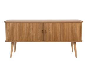 BARBIER - Buffet/meuble TV en bois naturel L120 Marron clair