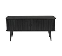 BARBIER - Buffet/meuble TV en bois noir L120 Noir
