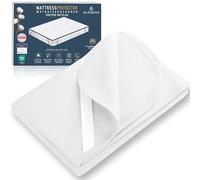 Barbons Protege Matelas 70x140 cm Imperméable Certifié Oeko-Tex Alese pour Adulte et Bebe - Alese 70x140 en Coton Respirant avec 4 Coins Elastiques (70x140 cm) Blanc
