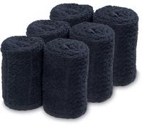 Barburys Take Care Serviette éponge 6 piéces noir