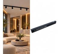 BARCELONA LED Alimentation 48V 200W Pour Rail Magnétique 10mm | Format Compact, Design Discret, Intérieur, Aluminium Et Polycarbonate, IP20, Entrée 170-265V AC, Installation Facile