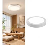 BARCELONA LED Plafonnier LED En Saillie 18W 4000K | 1800 lm, 100 lm/W, polycarbonate blanc, diffuseur opale, Ø226 x 35 mm, angle de 120°, IP20, alimentation 230 V