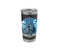 Barcelone Espagne Espagne Sagrada Família Souvenir fier Gobelet isotherme en acier inoxydable double paroi