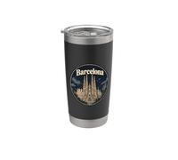 Barcelone Souvenir/Barcelone Gobelet isotherme en acier inoxydable double paroi