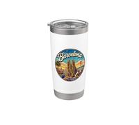Barcelone Souvenir/Barcelone Gobelet isotherme en acier inoxydable double paroi
